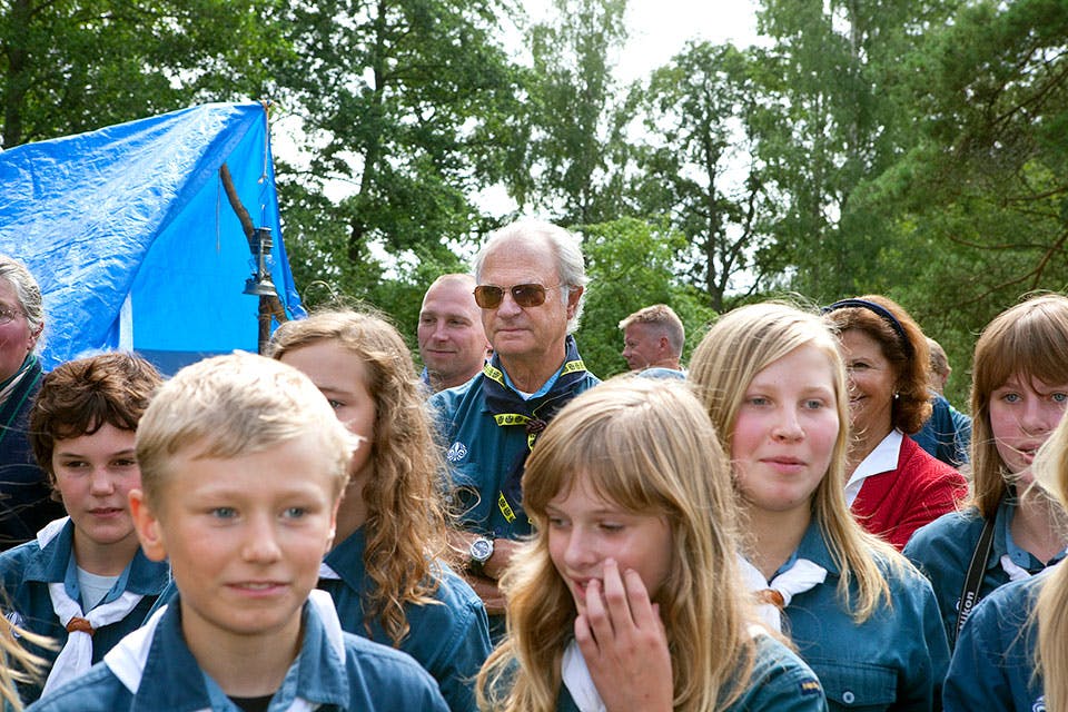 carl xvi gustaf worldjamboree kristianstad 2011